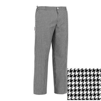 PANTALONE CUOCO CON PASSANTI E CERNIERA